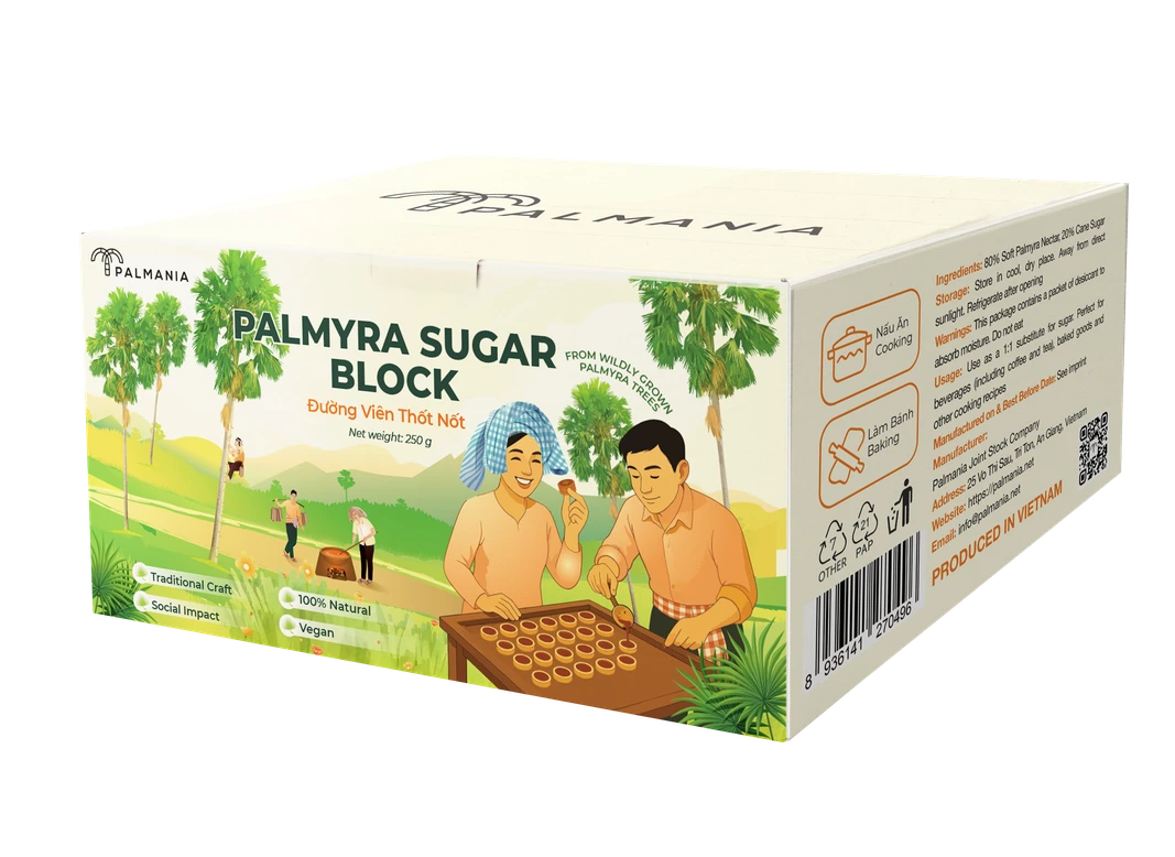 Đường thốt nốt viên tự nhiên 500 g