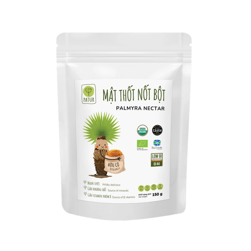 Mật thốt nốt bột hữu cơ 150 g