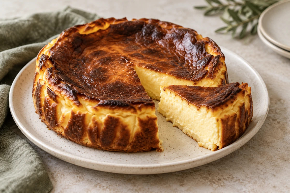 Basque burnt cheesecake