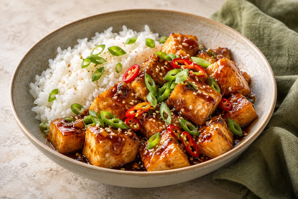 Palmania tofu teriyaki